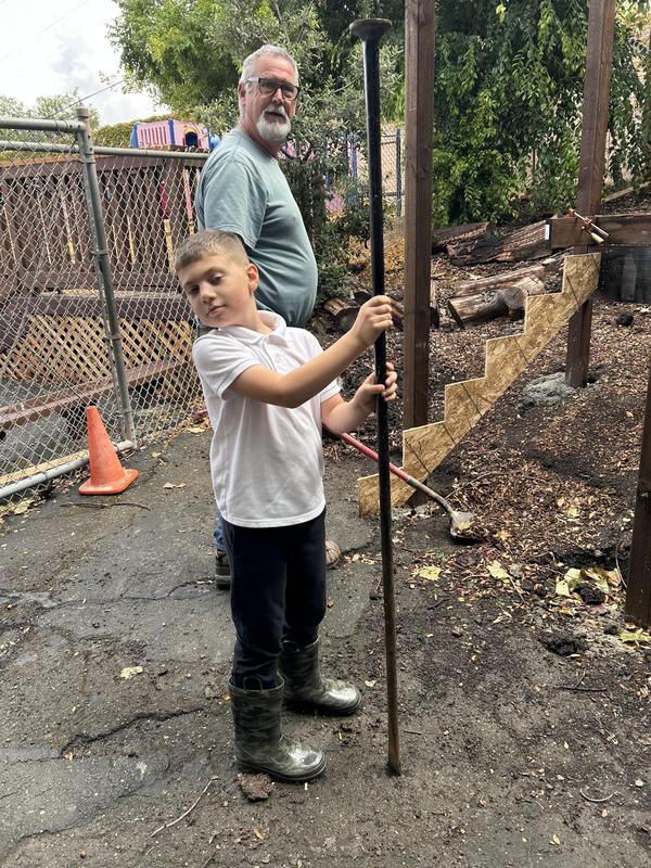 Thomas C. reports for duty as Facility Manager for the day!