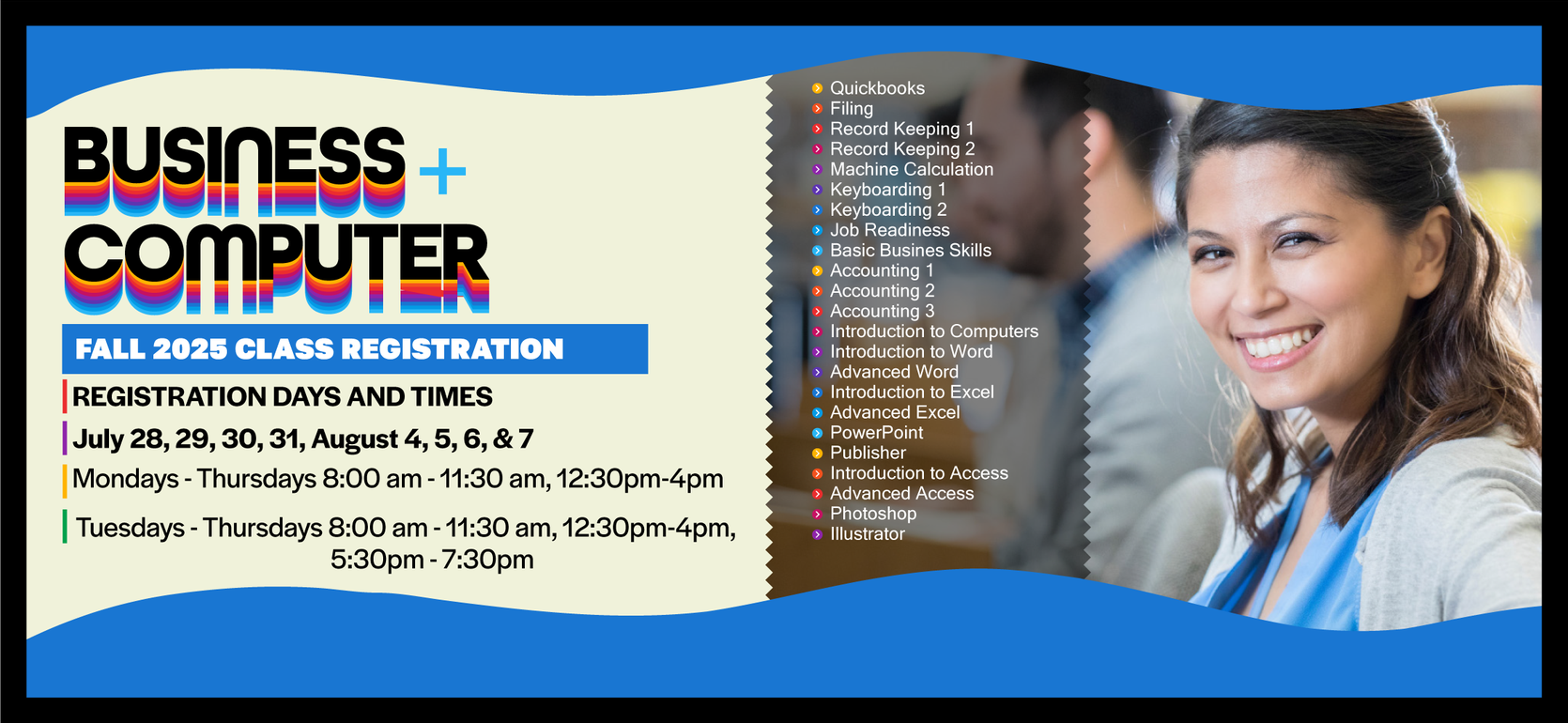 Business and Computer Fall 2025 Registration