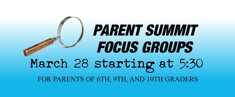 Summit Learning Parent Focus Groups March 28