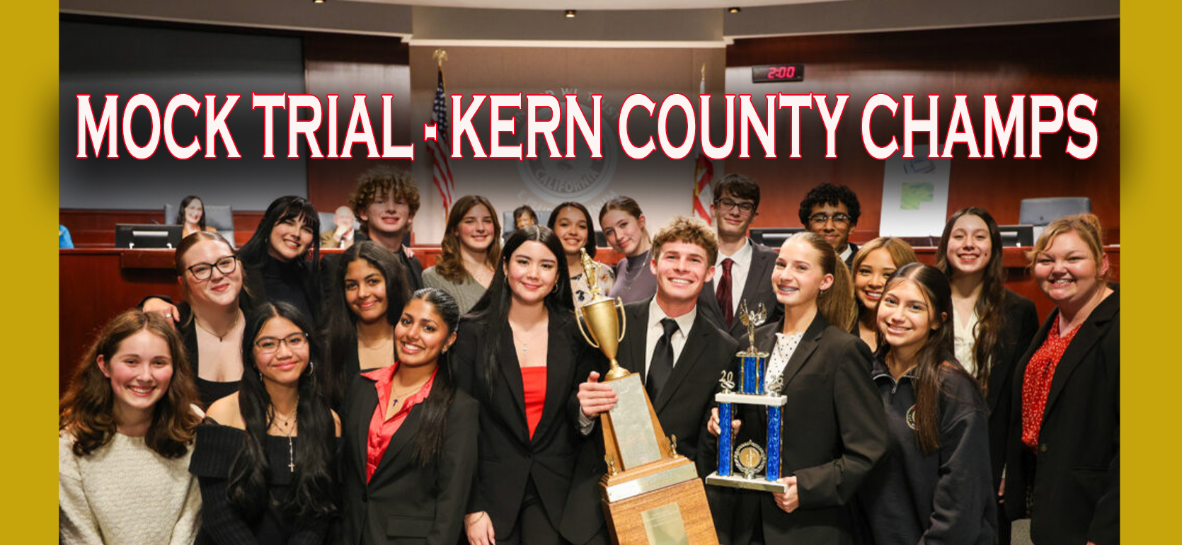 Mock Trial Team - Kern County Champs