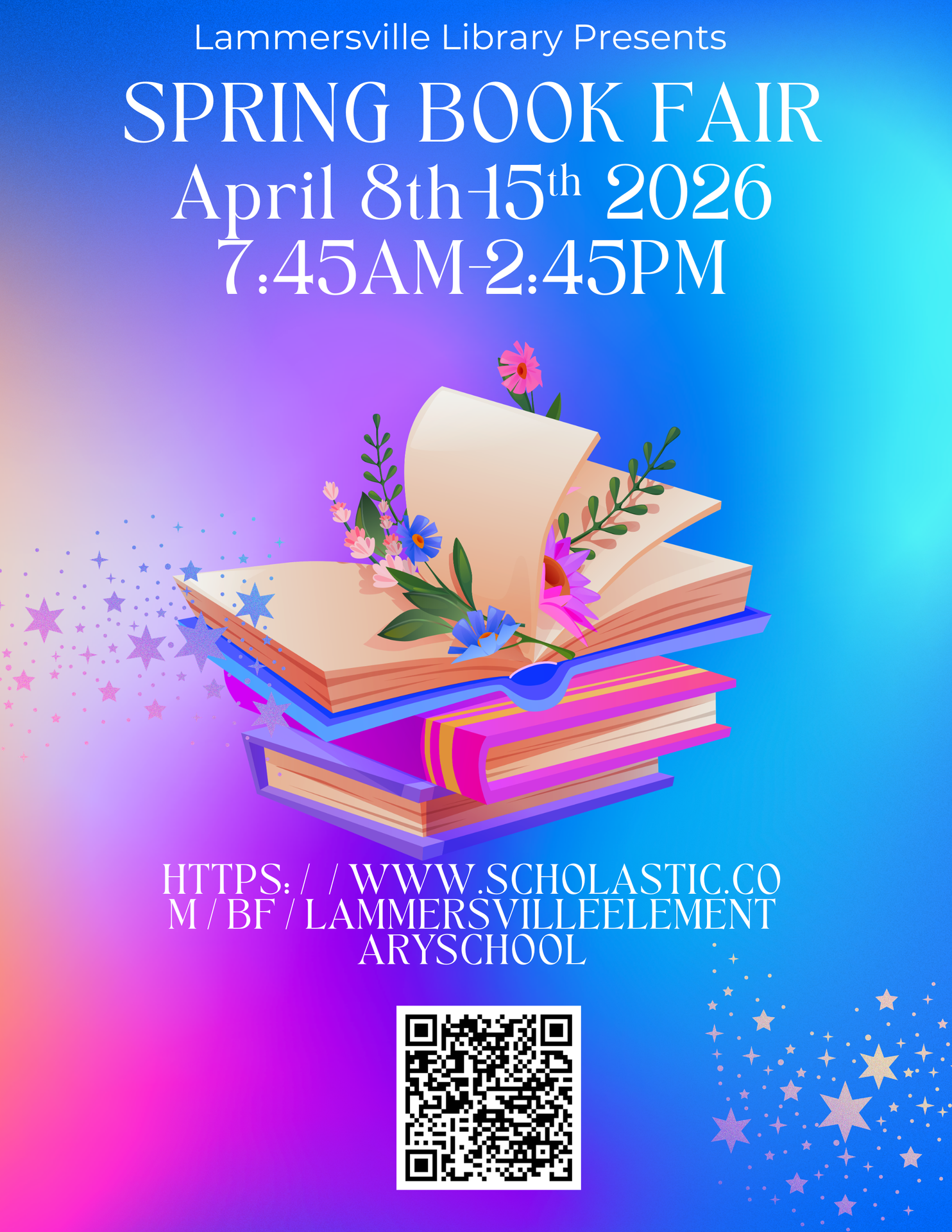 LES Spring Book Fair 2026 Flyer