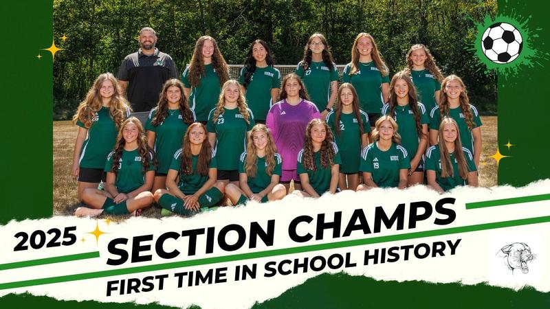 A photo of the 2025 Girls Soccer Team