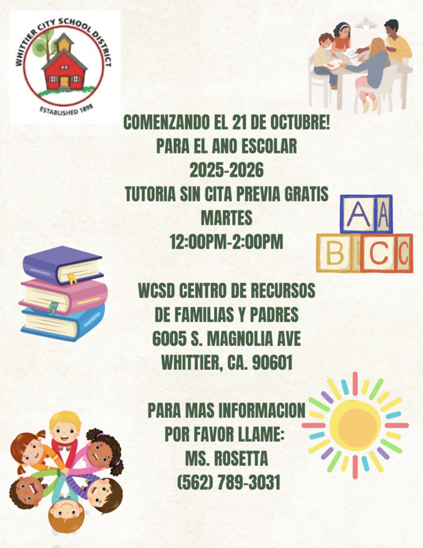 free tutoring flyer english