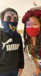 Dia de los Muertes make up on students