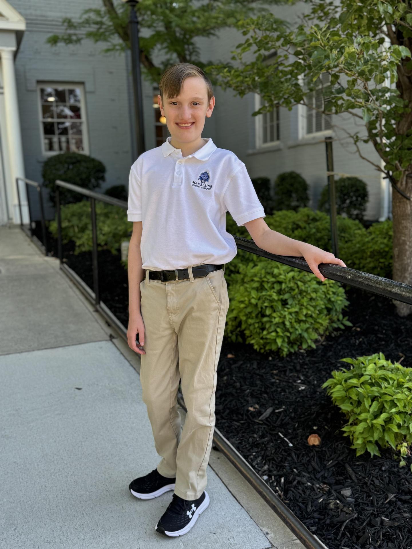 student informal uniform