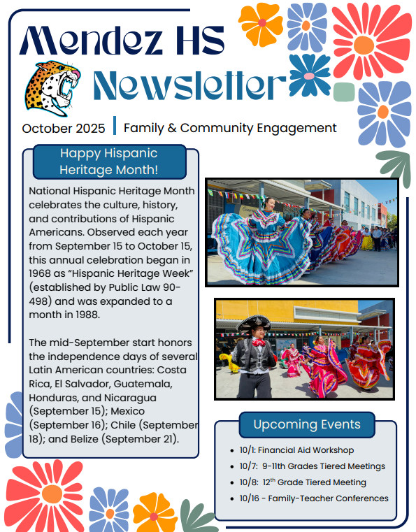 Page 1 of OCT 2025 Newsletter