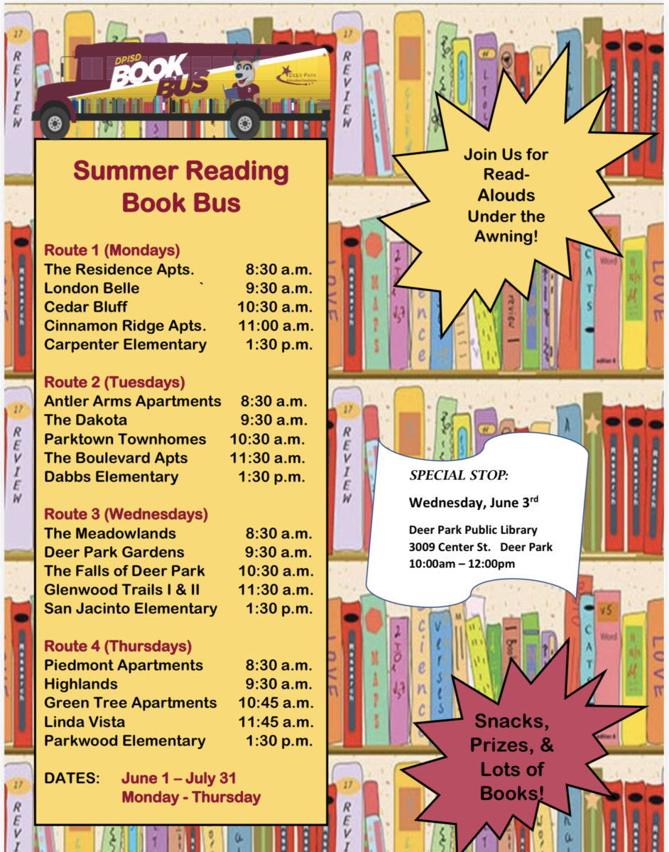 2026 Book Bus Schedule