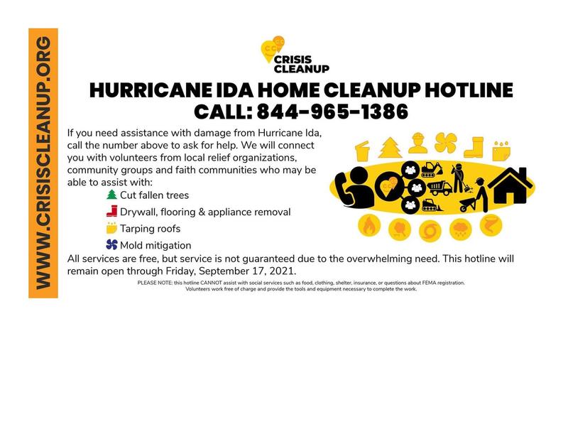 Ida Relief Resources Featured Photo