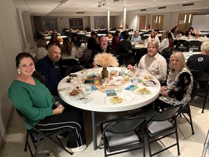 A celebration dinner