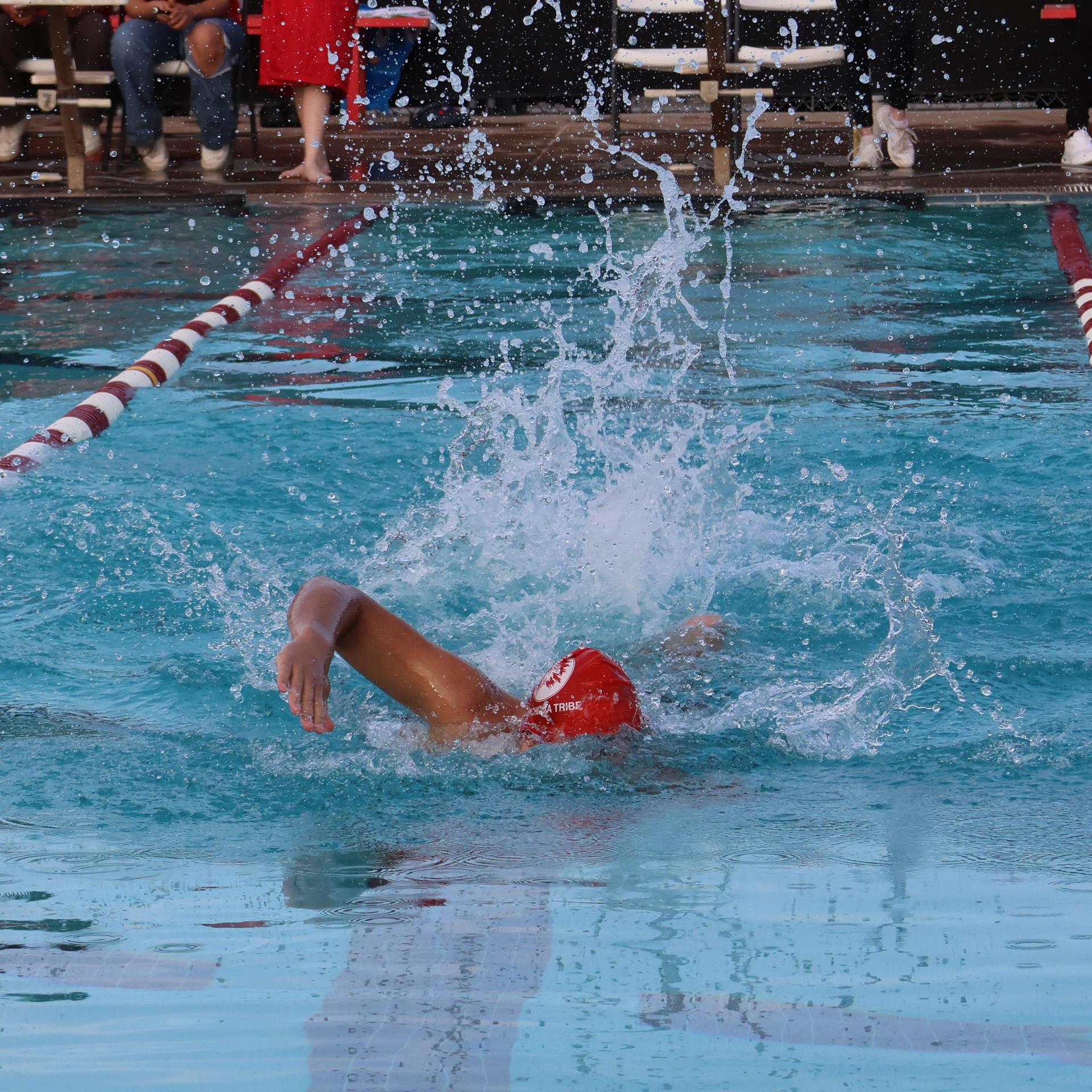 Ross Munoz swimming