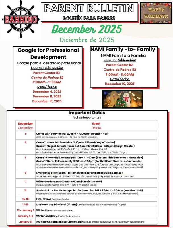 Parent Bulletin - December 2025 Featured Photo