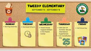 Weekly news from the bulletin