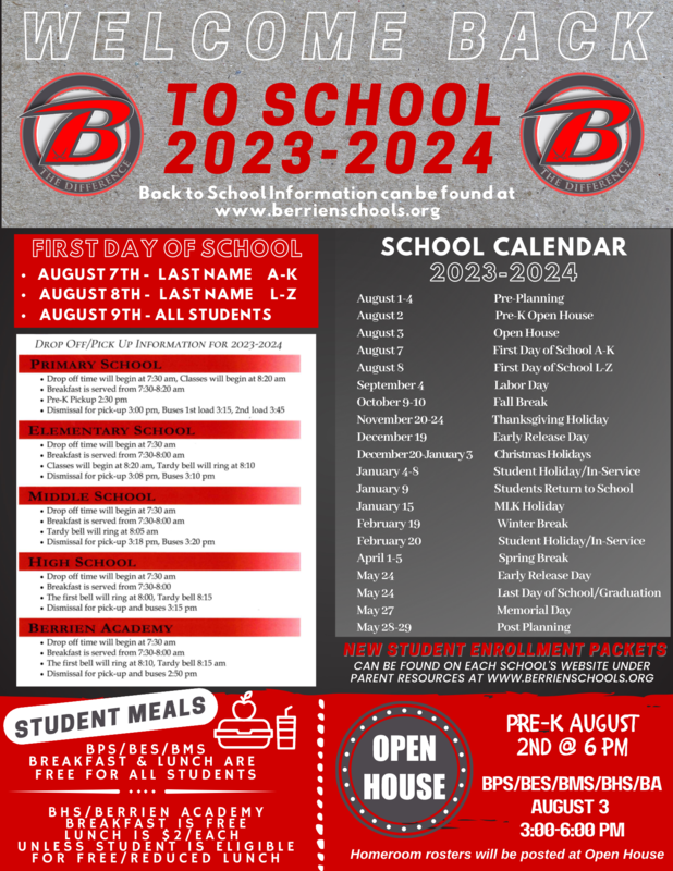 News | Berrien County School District News | Berrien County School District