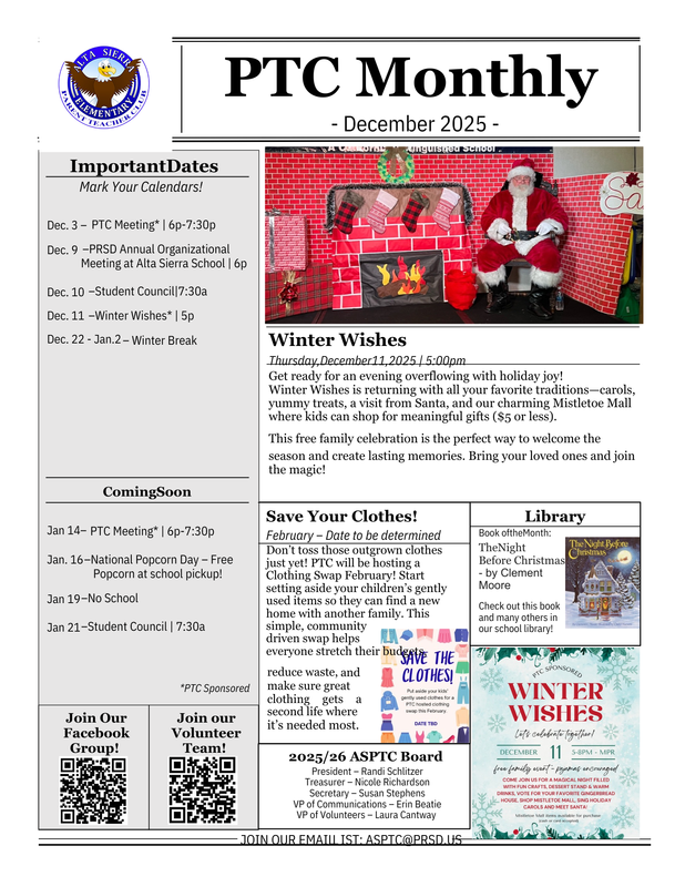 December Newsletter