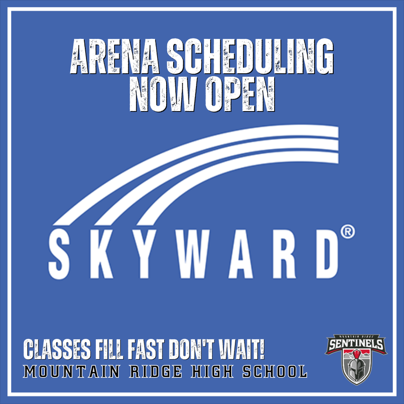 Arena Scheduling is now officially open for all grade levels