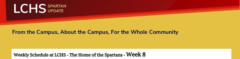 Spartan Update - Week of October 26, 2020 Featured Photo