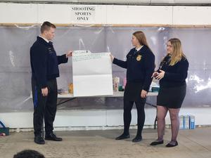 Josh and Haylee leading a leadership workshop at DLC.