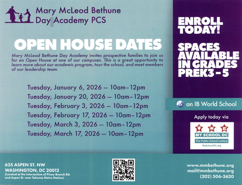 MMBDA Open House Dates: Takoma Campus Featured Photo