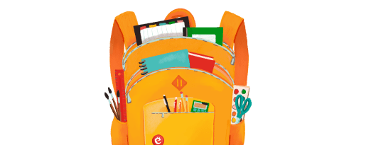 Backpack with School Supplies