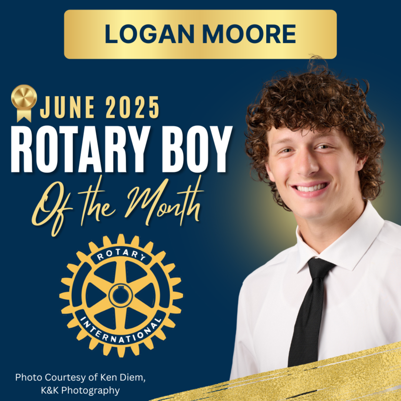 Photo of June Rotary Boy of the Month