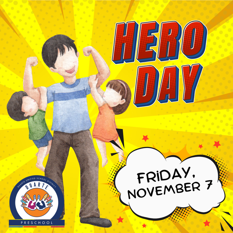 Clipart man with a child hanging from each arm