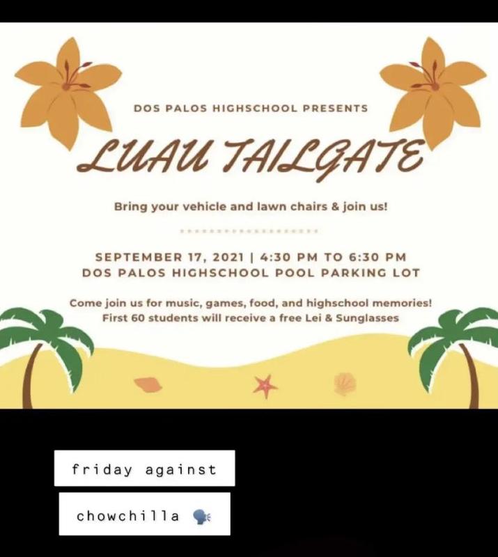 Come Tailgate with us on Friday evening for the DP vs Chowchilla game! Featured Photo