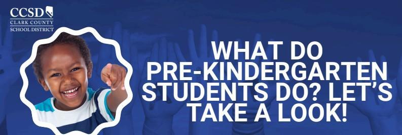 CCSD Pre-K Milestones