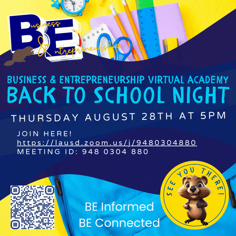 back to school night flyer