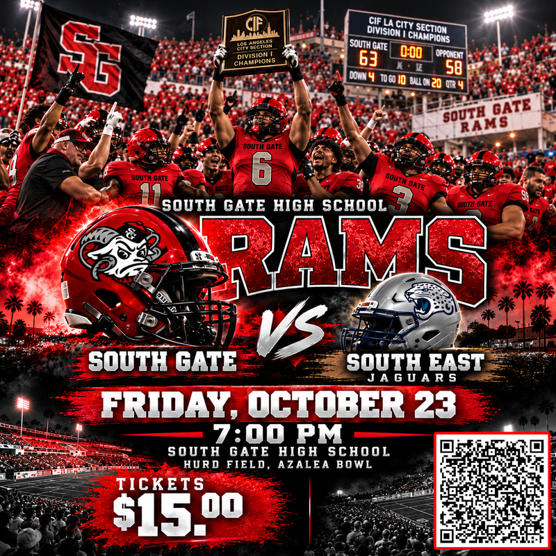 South Gate HS vs South East Flyer
