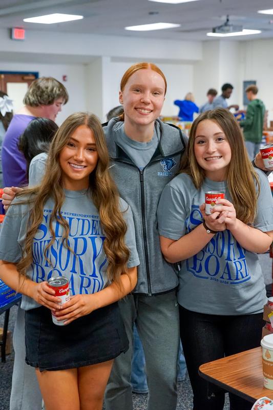 Superintendents Student Advisory Board students pose for a photo