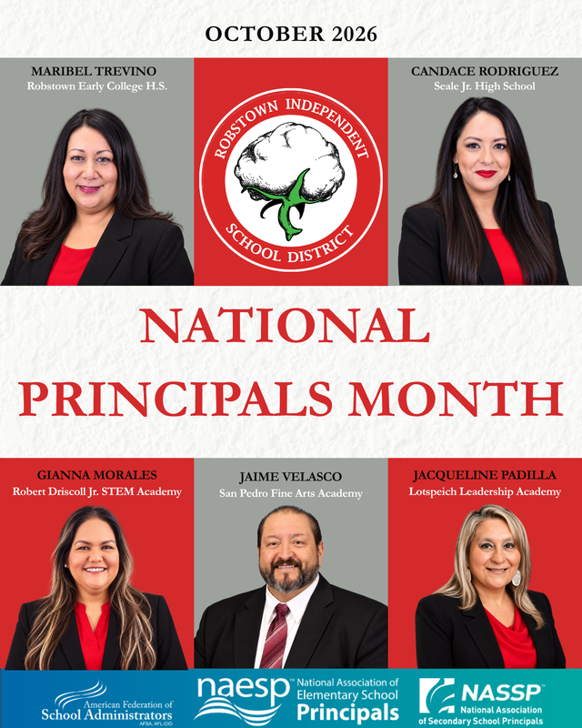 Robstown ISD Celebrates National Principals Month Featured Photo