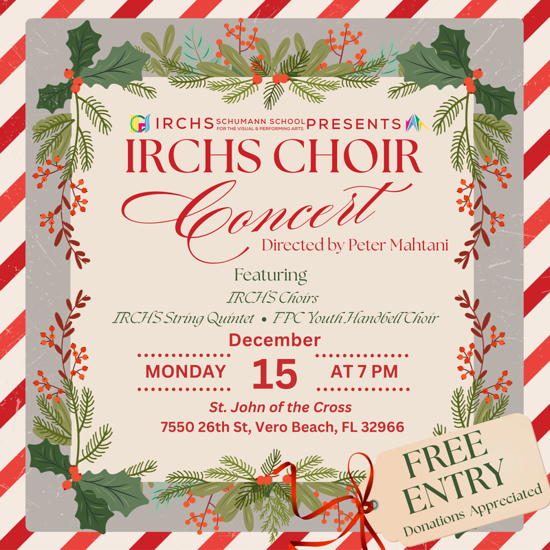 Tonight! IRCHS Choir & String Quartet Concert