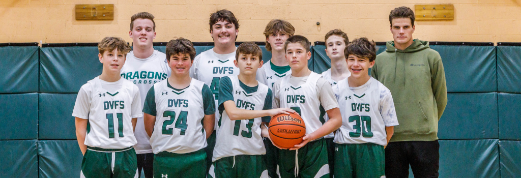 DVFriends Middle School Boys Basketball Team 2023-24