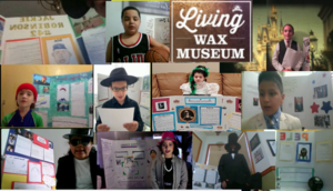 living wax museum presentations collage