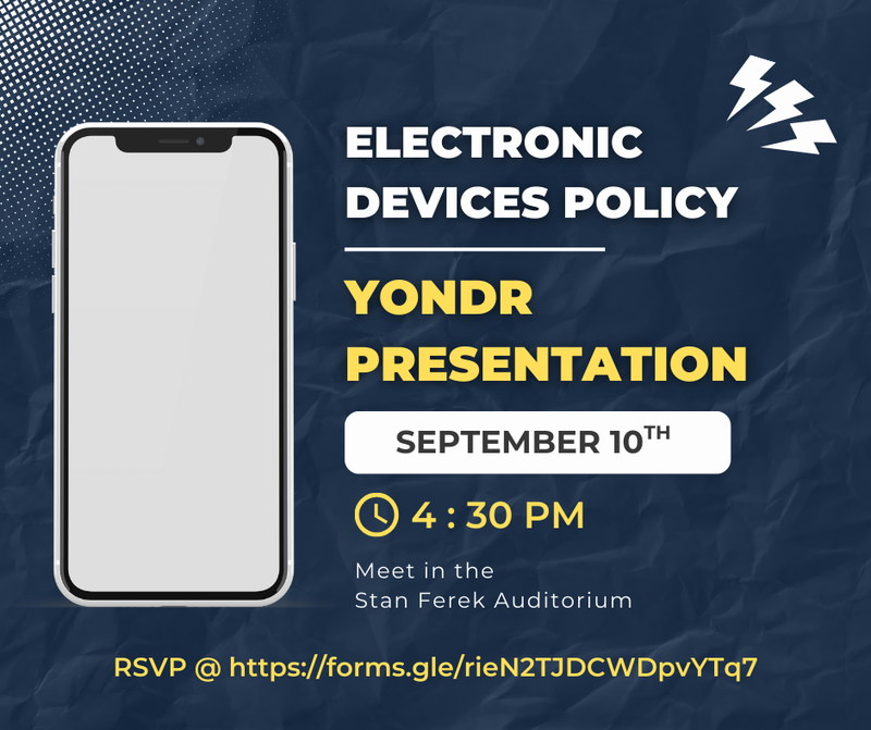 Electronic Device Policy Yondr Presentation