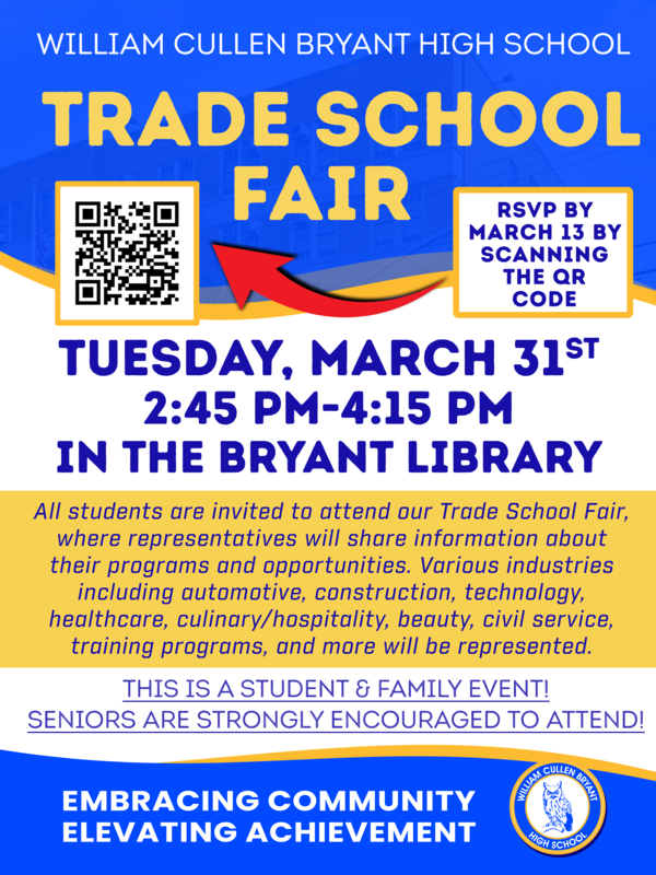 trade school fair flyer
