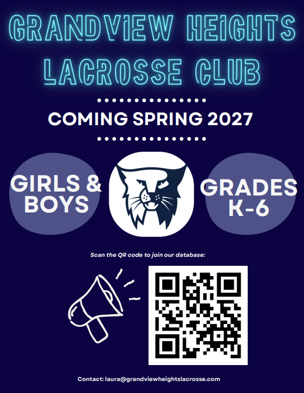 Grandview Heights Youth Lacrosse Coming in Spring 2027