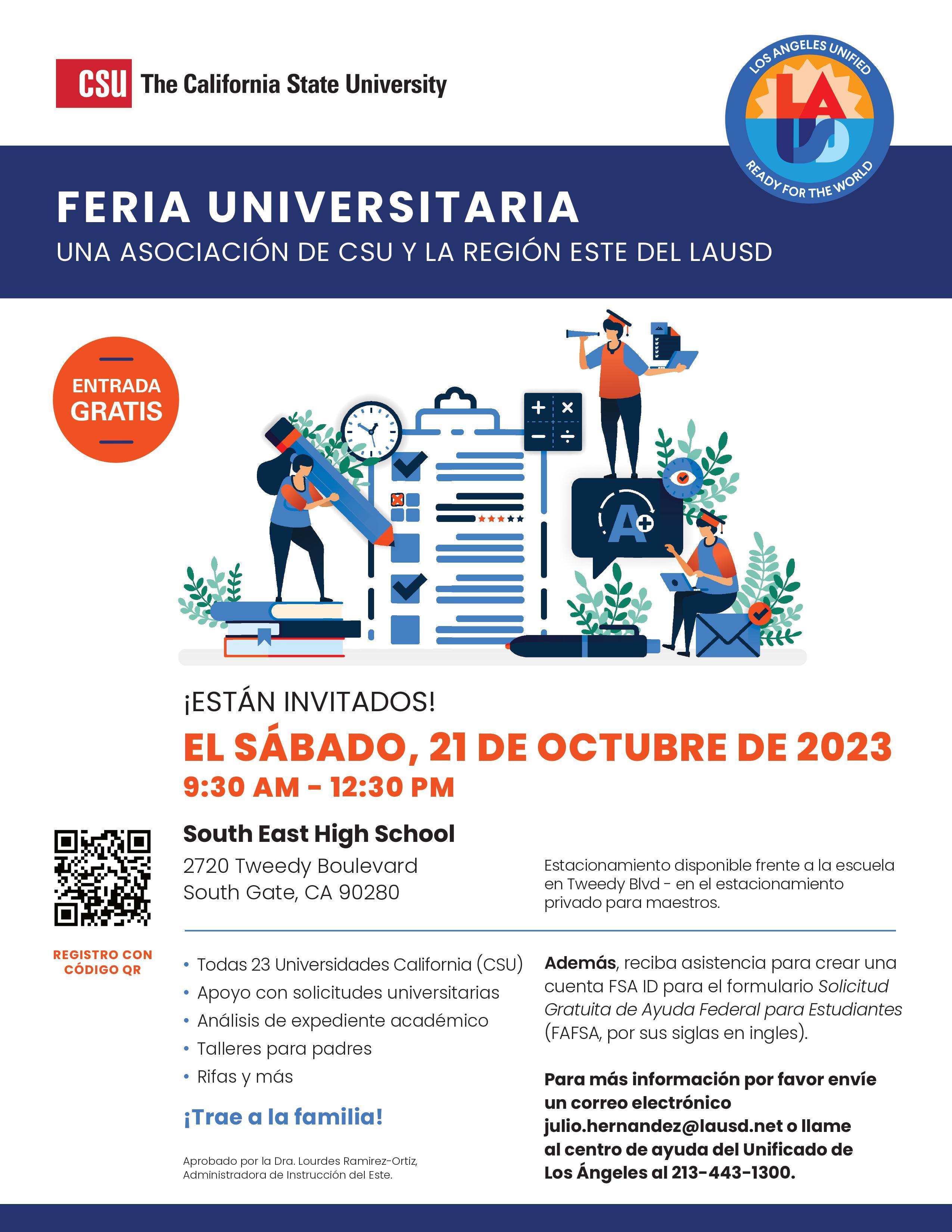 LAUSD College Fair Huntington Park Senior High & STEAM