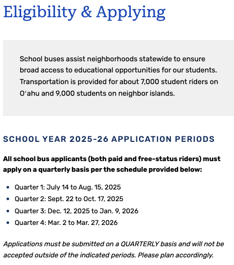 bus registration info