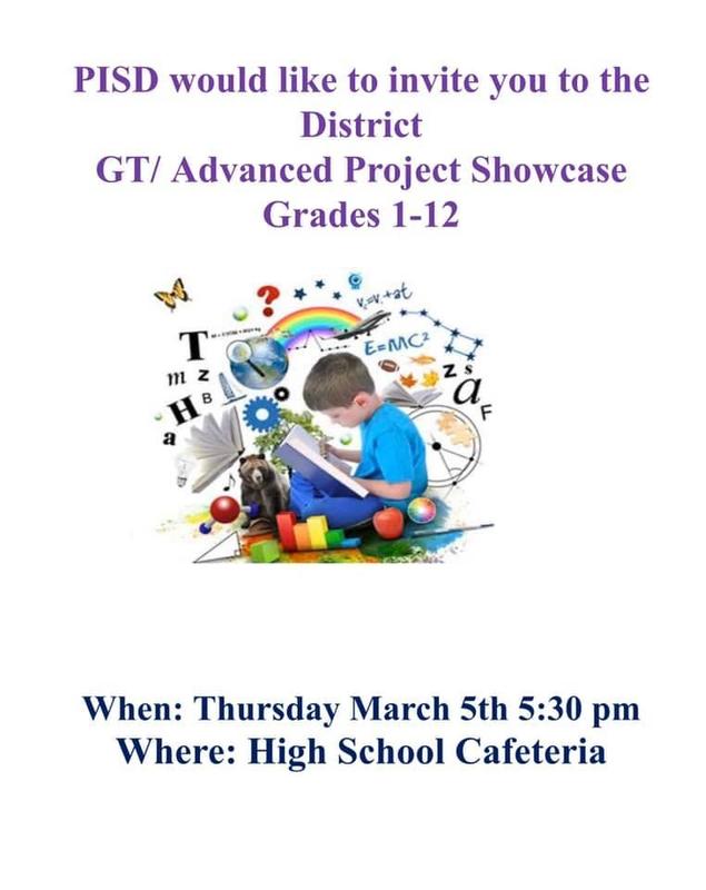 GT/ Advanced Project Showcase Grades 1-12 Thumbnail Image
