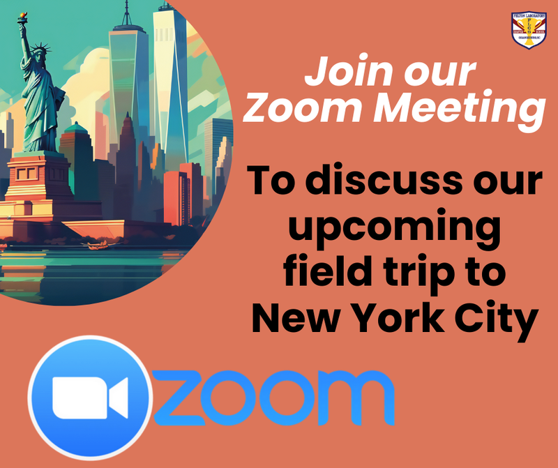 New York Trip - Zoom Meeting