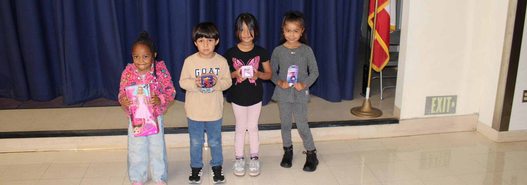 March perfect attendance raffle winners Thursday