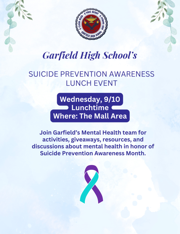 Suicide awareness flyer