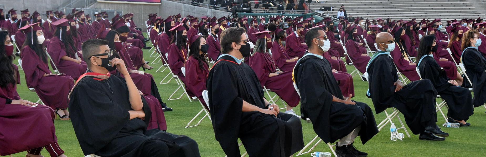 2021 MKHS Graduation held at the Rose Bowl