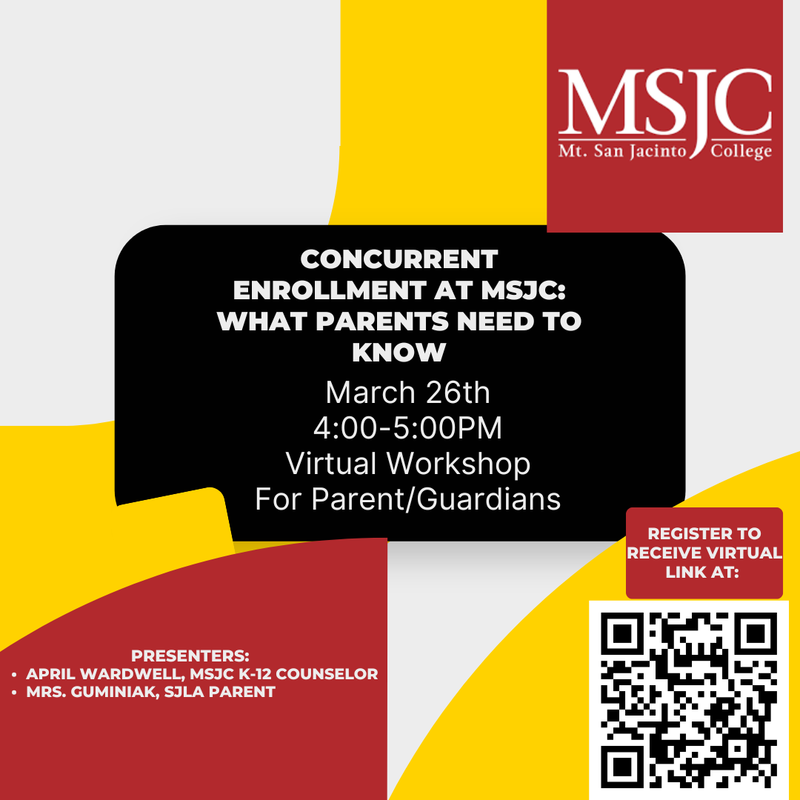 MSJC Parent Workshop 2026