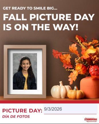 FLMS Fall Picture Day is on the Way Flyer
