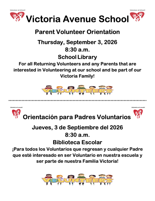 parent volunteer meeting flyer
