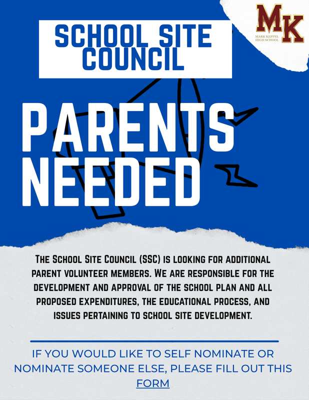 School Site Council Parent Nominations Featured Photo