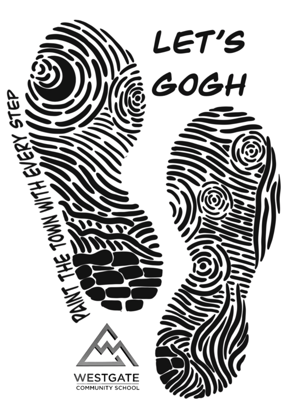 Let's Gogh! Fun Run Logo