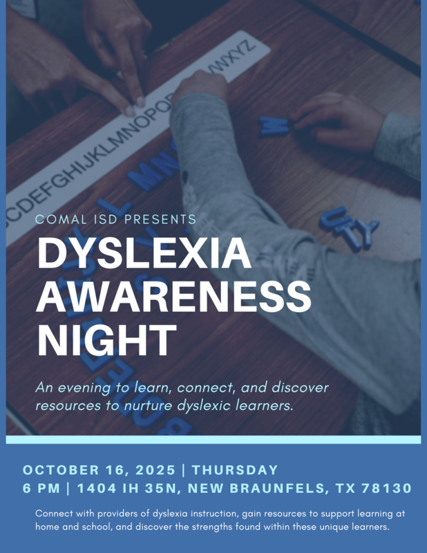 Dyslexia Awareness Night information